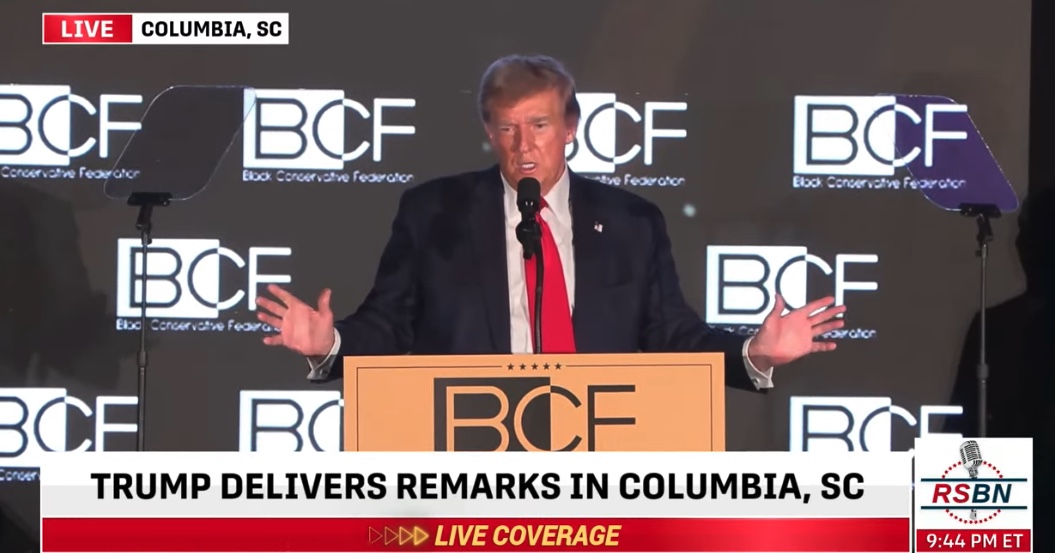 Trump Tells Black Conservatives His Criminal Charges Are ‘Why the Black People Like Me’ 
