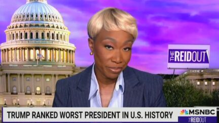 Joy Reid Mocks Trump for Ranking Last on Presidents List: 'He Got His Wish'