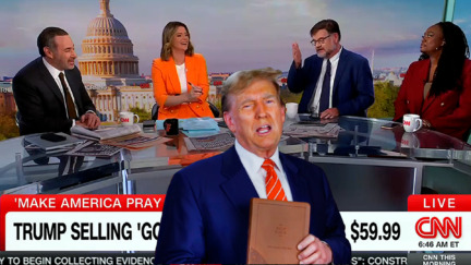 CNN Crew Cracks Up Mocking New Trump Bible Sale — But Then It Gets Dead Serious