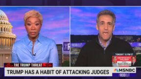 Joy Reid and Michael Cohen
