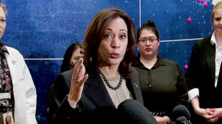'Uterus!' Kamala Harris Jokes During Abortion Clinic Visit — Before Torching 'Outrageous And Immoral Attacks On Rights'