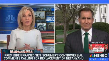 Andrea Mitchell Calls Out WH Spox for Dodging Netanyahu Question Multiple Times