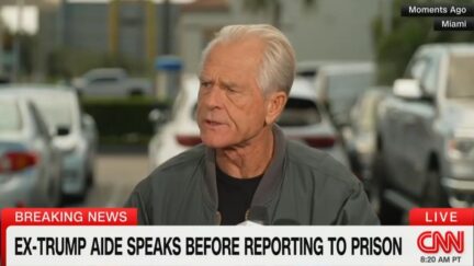 Peter Navarro Blasts Media Before Going to Prison.