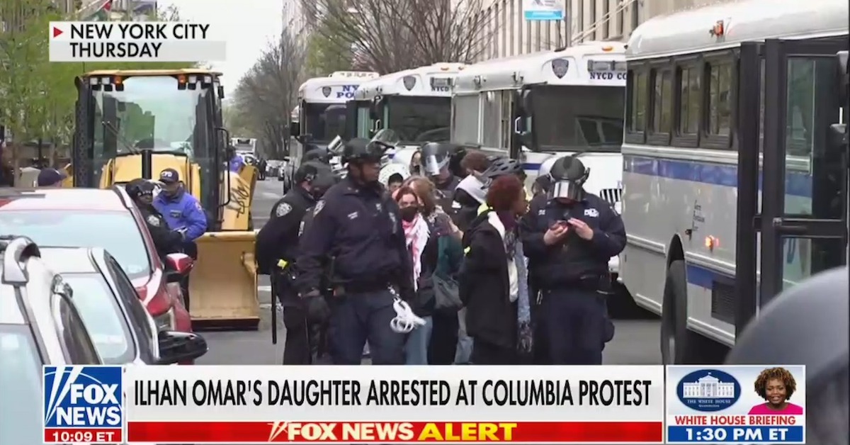 Ilhan Omar's Daughter Suspended, Arrested at Pro-Palestinian Protest