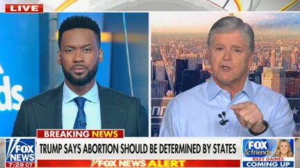 Sean Hannity Warns Republicans to Follow Trump on Abortion