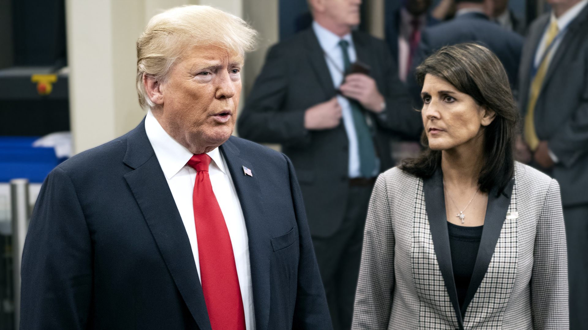 Donald Trump and Nikki Haley