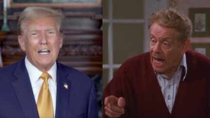 Trump and Frank Costanza