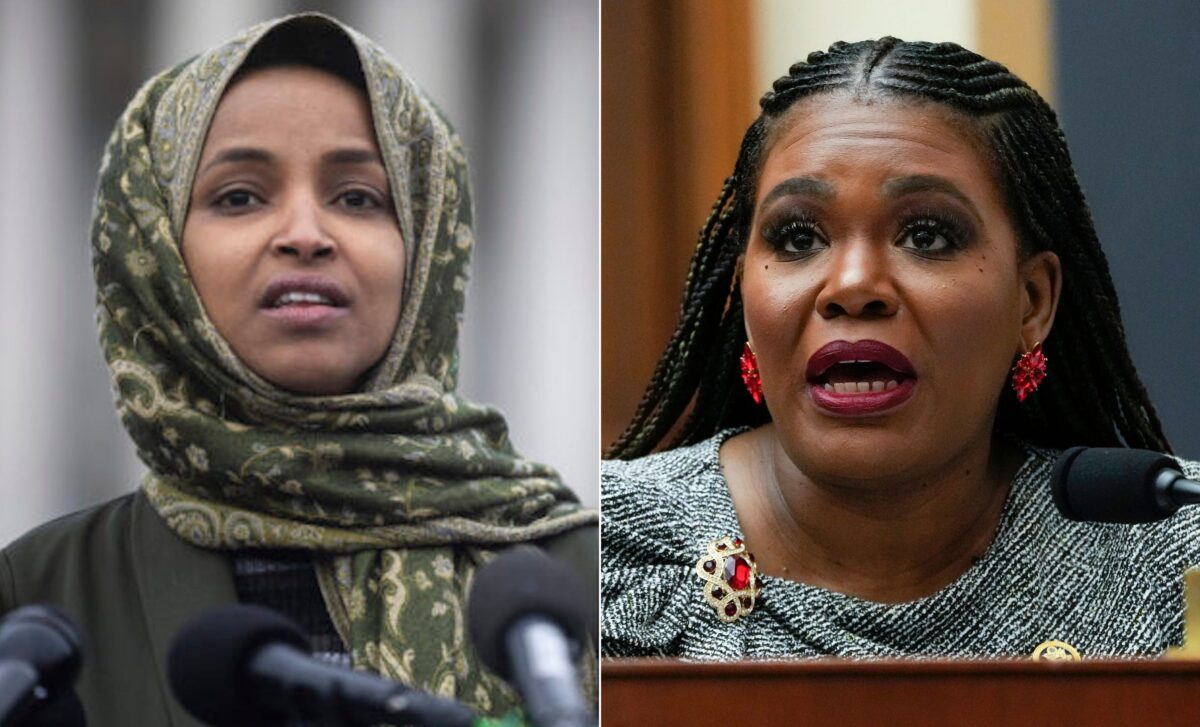 Ilhan Omar, Cori Bush Blasted for Deleted Memorial Day Tweets: ‘Incredibly On Brand’