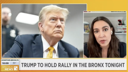 AOC Blasts Trump's Visit to the Bronx
