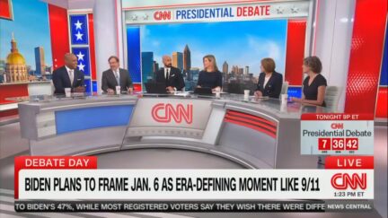 CNN news panel