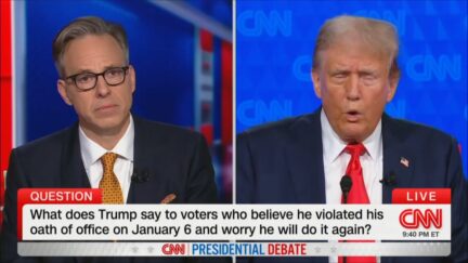 Jake Tapper and Donald Trump