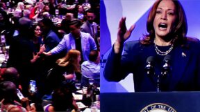 'I'm Speaking Right Now!' Kamala Harris Tells Protester Being Dragged Out Of Speech She 'Values And Respects' Her Voice