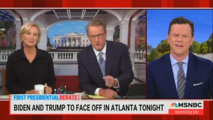 Mika Brzezinski, Joe Scarborough, and Willie Geist