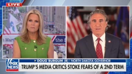 Martha McCallum and Doug Burgum
