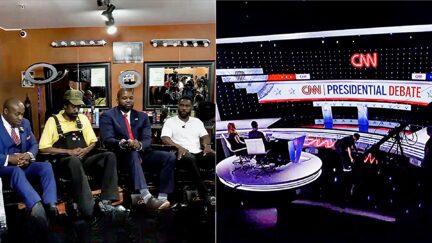 Trump Complains To Fans At Black Barbershop About CNN Debate — 'Probably Won't Be Fair'