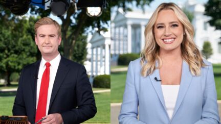 Jacqui Heinrich and Peter Doocy