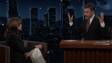 Jimmy Kimmel Asks Kamala Harris If Trump Will Target Him in Second Term
