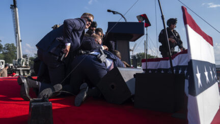 Secret Service protecting Donald Trump after shooting