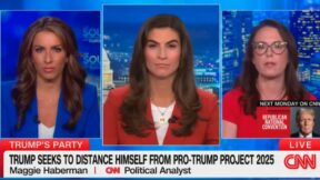 Kaitlan Collins and Maggie Haberman