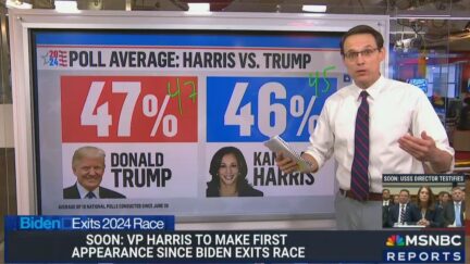 Steve Kornacki Breaks Down Kamala's Poor Polling