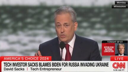 David Sacks Bombs During RNC Speech