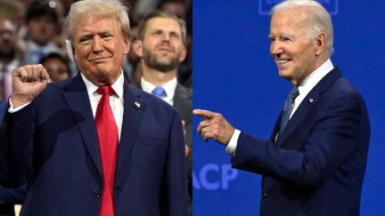 Donald Trump and Joe Biden