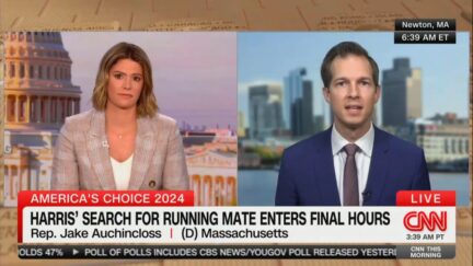 Kasie Hunt and Jake Auchincloss