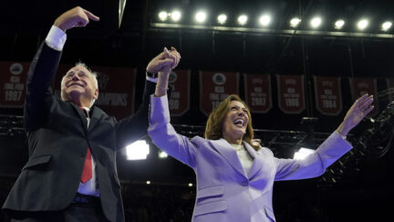 Tim Walz and Kamala Harris