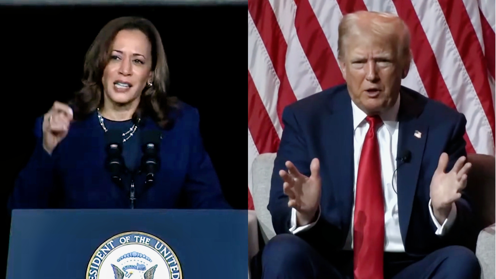 Trump Deploys New Line of Attack Against Harris: Misspelling Her First Name