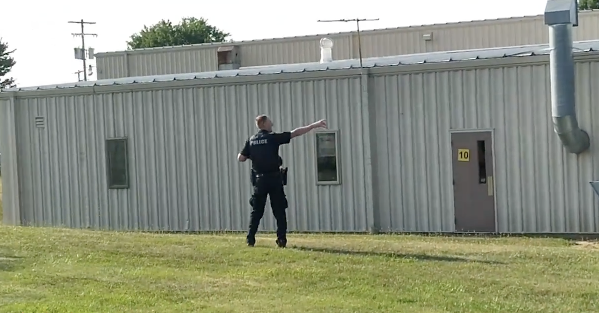 Screenshot of video shared by X user Dave Stewart.