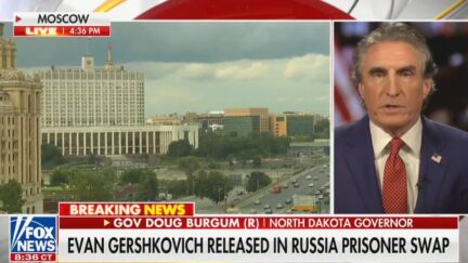 Doug Burgum Says Russia Prisoner Swap Thanks to Trump