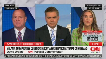 David Urban, Jim Acosta, and Marie Cardona