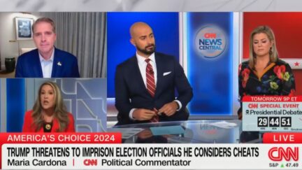 Maria Cardona and Scott Jennings