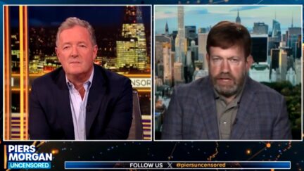 Piers Morgan and Frank Luntz