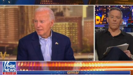 Greg Gutfeld Says Biden Landed 'Sick Burn' on Harris