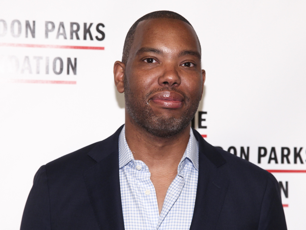 FILE - Author Ta-Nehisi Coates attends the The Gordon Parks Foundation Annual Awards Gala in New York, May 22, 2018.