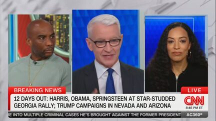 Charlamagne Tha God, Anderson Cooper, and Angela Rye