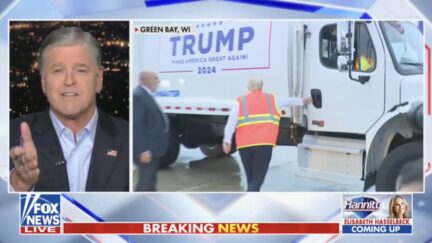 📺 Hannity Hails ‘Iconic, Epic Moment’ While Playing Clip of Trump Stumbling Into Garbage Truck: ‘Take a Look at That’ (mediaite.com)