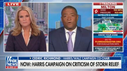 Martha MacCallum and Cedric Richmond