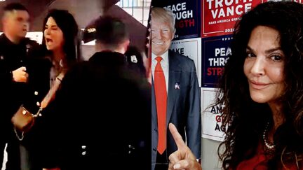 Trump Fan Cuffed And Dragged Out Of Line After Complaints She ‘Harassed’ Voters At Polling Place