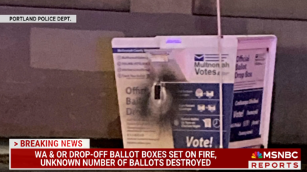 MSNBC burned ballots