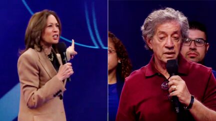 ‘Frankly Sir—‘ Trump-Leaning Voter Gets Earful From Kamala Harris About Trump At Town Hall