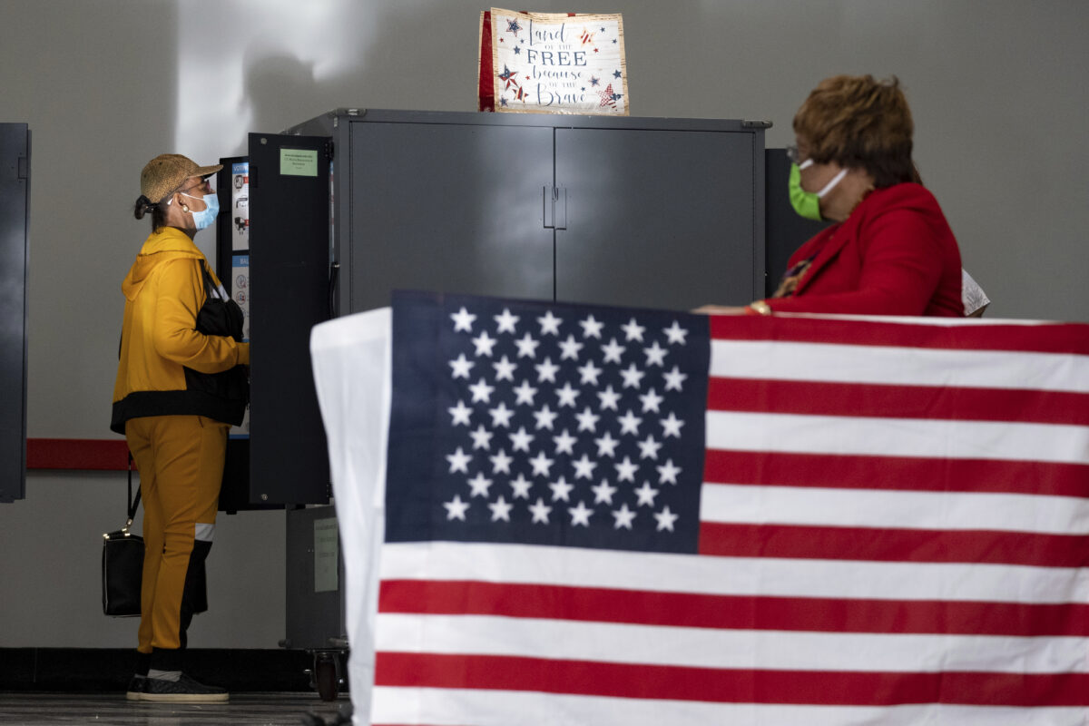 Fulton County polling place