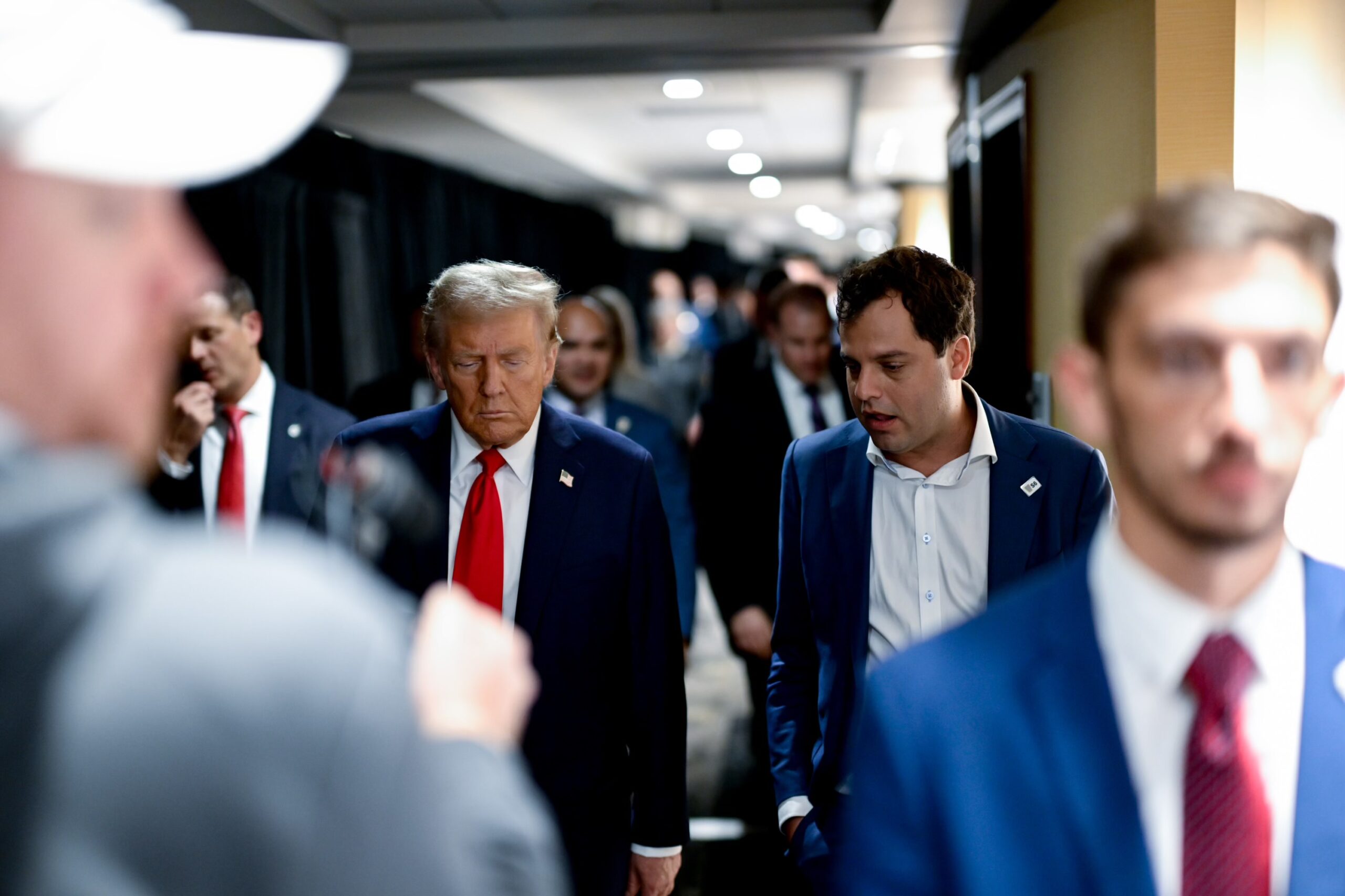 Donald Trump and Justin Wells