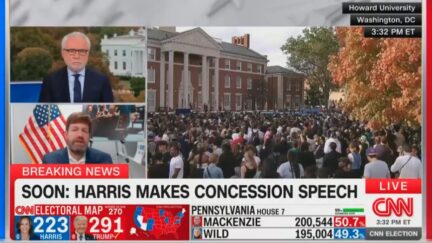 Wolf Blitzer and Frank Luntz