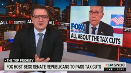 Chris Hayes mocks Larry Kudlow