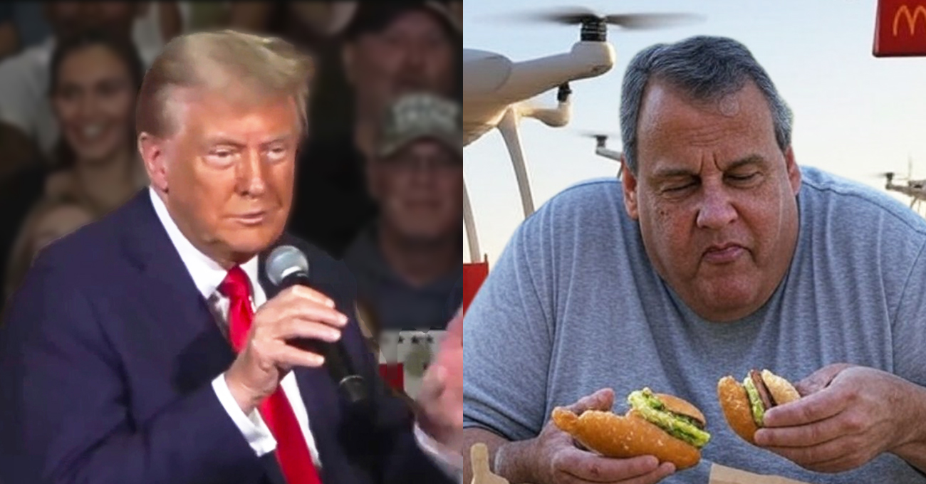 Trump Meme Mocks Chris Christie as Obese Reason for Jersey Drones