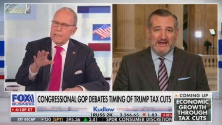 Larry Kudlow and Ted Cruz