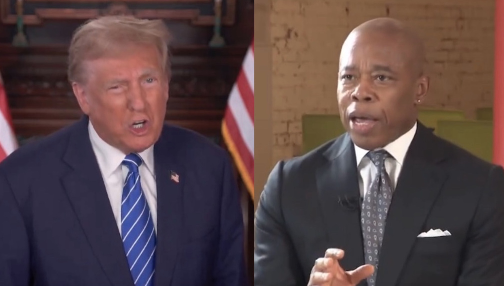 Trump and Eric Adams