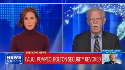 Elizabeth Vargas and John Bolton
